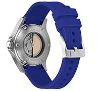 Kai Tian Correa de reloj de silicona con extremos curvados de calidad para hombres y mujeres (22 mm, azul)