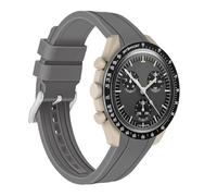 Kai Tian Correa de reloj de silicona de repuesto de goma de 20 mm, 22 mm, extremos curvados, correa de reloj para mujeres y hombres, amarillo, blanco, negro, rosa, rojo, verde, azul, naranja y marrón