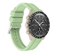 Kai Tian Correa de reloj de silicona de repuesto de goma de 20 mm, 22 mm, extremos curvados, correa de reloj para mujeres y hombres, amarillo, blanco, negro, rosa, rojo, verde, azul, naranja y marrón