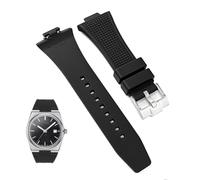 Kai Tian FKM Correa de reloj para Tissot PRX Watch Series, suave fluorubber pulsera para Tissot PRX Powermatic 80,12 mm hombres mujeres reemplazo FKM bandas para Tissot PRX Series Watch 40 mm con