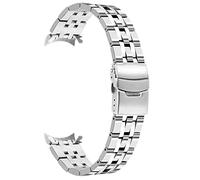 Kai Tian Premium pulido cepillado dos tonos 20mm correa de reloj de acero inoxidable plateado cónico extremos curvos banda para hombres y mujeres