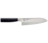 KAI Tim Mälzer Kamagata Santoku 16,5 cm longitud de la hoja - acero inoxidable 4116 forjado - 56 (±1) HRC - mango de POM pulido - cuchillo de cocina japonés - Hecho en Japón