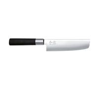Kai Wasabi 6716N Black Nakiri - Cuchillo picador, cuchillo de cocina de acero inoxidable, 16,5 cm