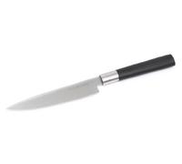 KAI Wasabi Black cuchillo multiusos 15,0 cm longitud de la hoja - acero inoxidable 6A/1K6 pulido 58 (±1) HRC - mango de polipropileno negro - cuchillo universal - Hecho en Japón