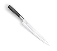 KAI Wasabi Black Yanagiba 15,5 cm longitud de la hoja - acero inoxidable 6A/1K6 pulido 58 (±1) HRC - mango de polipropileno negro - cuchillo de sushi cuchillo de sashimi - hecho en Japón