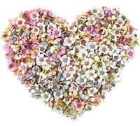 KAIAIWLUO Flores Artificiales,100 Piezas Mini Cabeza De Flores De Margarita Multicolores Flores Artificiales De Colores para Guirnalda Decoración De La Boda En El Hogar Manualidades 2CM