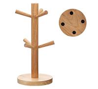 KAIAIWLUO Gafas de Cebolla Soporte de Copa,Colgador Tazas Soporte de Taza de Madera Arbol Soporte de Taza para Taza de Cocina Mesa Organizador de Taza de Café de Té