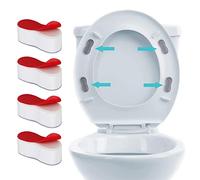 KAIAIWLUO Topes de Asiento de Inodoro,4 PCS Juntas de Asiento de Baño Parachoques de Repuesto Autoadhesivos Tope Universal para Proteger de Inodoro para Tapa de Inodoro Asiento del Baño Hogar Hotel