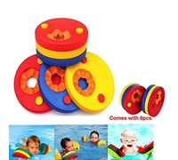 kaianda 6PCS Manguitos de natación para niños, Manguitos Dolphin，Hechos de Espuma, Piscina Discos Flotantes