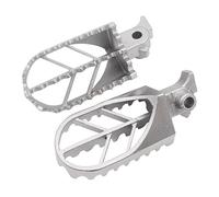 KAIAYGEE reposapiés Pedales Moto Compatible con Yamaha para TW200 para PW50 para PW80 Reposapiés De Acero Inoxidable para Motocicleta Reposapiés Universales para Motocross Motocross