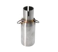 KAIAYGEE Silenciador de escape Compatible con Piaggio MP3 300 2008-2016 | Slip-on Middle Link Pipe Muffler Compatible con Piaggio MP3 300 LT 2008-2016, X10 125 2012-2016
