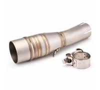 KAIAYGEE Tubo motocicleta On Compatible con Yamaha XMAX400 2017+ | Slip Middle Link 51mm Muffler Pipe Escape(A)