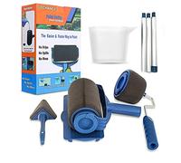 KAIBINY 8pcs Wall Decorate Pintura Roller Cepillo Set Paint Runner Pro Cepillo Kit Multifuncional House Paint Rollers Runner Pro Tools Set (Color : 8pcs Seamed)