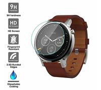 KAIBSEN® Motorola Moto 360 2nd Generation 42/46mm Smart Watch 2.5D Protector de Pantalla de Vidrio Templado, HD Clear Film de Vidrio no-Burbuja, 9H dureza, Resistencia a los arañazos