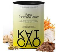 Kaicao Cacao Ceremonial con Melena de León en Polvo, Cordyceps, Jengibre y Cardomomo - Cacao Puro en Polvo, Origen Ecuador - sin Azúcar, Vegano, sin Gluten, Dieta Keto - 200 gr