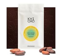 Kaicao Chocolate Negro 90% Cacao - Origen Mé-Zochi - Lobata, São Tome - Ligeramente Endulzados con Dátiles Medjool - Chocolate sin Azúcar Refinada - sin Lactosa, sin Gluten, Vegano - 2 x 70 gr