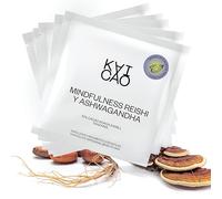 Kaicao Chocolate Negro Funcional 70% con Reishi y Ashwagandha - Dósis semanal - Endulzado con Dátiles - sin Azúcar Refinada, Sin Lactosa, Sin Gluten, Vegano - Cacao de OrigenTanzania - 5 x 30 gr