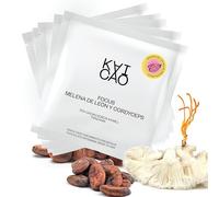 Kaicao Chocolate Negro Funcional 74% con Melena de León y Cordyceps - Dósis semanal - Endulzado con Dátiles - sin Azúcar Refinada, Sin Lactosa, Sin Gluten, Vegano - Cacao de Origen Tanzania - 5 x 30gr