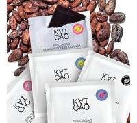 Kaicao Chocolate Negro Pack Degustación - 5 Chocolates Endulzados con Dátiles 100% Oko República Dominicana, 85% Uganda y Perú, y 75% Tanzania - 5 x 30 g