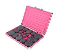 Kaichenyt Hot Stone - Juego de 20 piedras de masaje y caja de calor grande para masaje de espalda y piernas y todo el cuerpo, para terapia de masaje y relajación