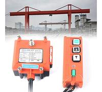 Kaichenyt Mando a distancia industrial, 220 V, control de grúa, transmisor, mando a distancia, longitud del cable de control de 1,3 m, mini cable eléctrico, cabrestante de grúa, mando a distancia