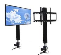 Kaichenyt Soporte elevador eléctrico de TV para televisores de 26 a 55 pulgadas, para sala de conferencias, podio oculto en el armario, soporte de suelo de TV, capacidad de carga universal de 80 kg