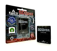 Kaico Tarjeta de memoria PSX Gen 2 compatible con PlayStation 1 y 2, firmware actualizable, almacenamiento ilimitado, incluye una tarjeta MicroSD de 8 GB, tarjeta de memoria de juego de alta velocidad
