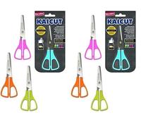Kaicut PT-0017 - Blister Tijera Escolar, surtido (Paquete de 2) Multicolor