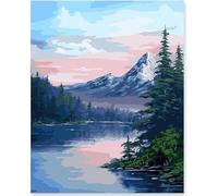 Kaieteur Kits de pintura por números para adultos, kit de pintura al óleo para niños o principiantes con pinceles de pintura acrílica pigmento dibujo pintura 16 x 20 pulgadas sin marco