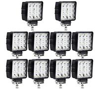Kaigeli 10x Las luces LED resistente al agua Spotlight IP65 48W luz de trabajo del Lampara de coche Faros de trabajo puerta del Foco led