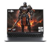 KAIGERR Laptop para juegos 2026, computadora portátil de 16 pulgadas con AMD Ryzen 7 H255 (8C/16T, hasta 4.9 GHz), 16 GB DDR5 512 GB NVMe SSD Windows 11, gráficos Radeon RX Vega 8, WiFi 6, KB