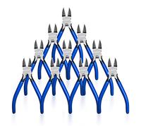 KAIHAOWIN 10 pcs Alicates de Corte Diagonal, 160 mm Precisión Alicate Cortador, Alicates Electricista, Cortador de Alambre para artesanía, electrónica, joyería, modelo