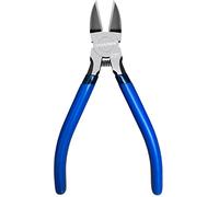 KAIHAOWIN Alicates de Corte, Cortador de Alambre Electricista 160mm, Alicates de Corte para Modelismo, Pequeño Cortador Lateral para Alambres Blandos, Azul
