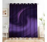 KaiHeBeding Cortinas Salon Líneas onduladas, Cortina Arte Abstracto para Dormitorio Decoracion Habitacion, Cortinas Termicas Blackout 117An X 137Al cm 2 Paneles