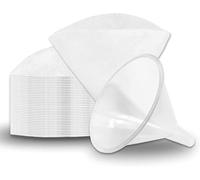 KAIHENG 50 conos de filtro y embudos Filtros de aceite de freidora de 4,5" Conos de filtro de grasa Lo mejor para restaurantes, cafés