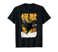 Kaiju Cat Monster Rampage City Attack Design Camiseta