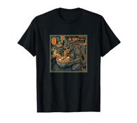 Kaiju Ramen Monstruo Fideos Monstruo Japonés Camiseta