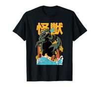 Kaiju Vintage Anime Japanese Aesthetic Harajuku Dragon Camiseta