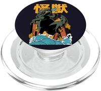 Kaiju Vintage Anime Japanese Aesthetic Harajuku Dragon PopSockets PopGrip para MagSafe