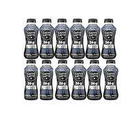 KAIKU CAFFÈ LATTE - Protein Coffee Doble Cero Pack 12 x 330 ml, Café Frío, Listo para Tomar, 26 g de Proteína por Ración, Café Arábiga, sin Azúcares Añadidos, Bajo en Grasa, sin Gluten y con Lactosa