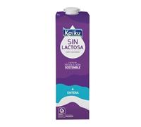 KAIKU Leche entera de vaca, sin lactosa 6 x 1l. (ENTERA)