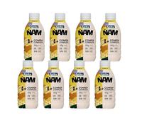 KAIKU - Ñam Vainilla Pack 8 x 500 ml, Sabor Vainilla, Bebida Vegetal de Avena, 35 g de Proteína, 26 Vitaminas y Minerales, sin Azúcares Añadidos, sin Gluten, Bajo en Grasas, Comida Completa