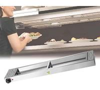 kaileFURN Commercial Food Warmer Heat Lamp - Hanging Adjustable Temperature 30-85℃ - Keep Food Dishes Warm - Kitchen Heat Lamp For Food(Size:150x15x6.5CM)