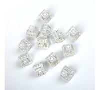 Kailh Box Tactile Hako Clear True Violet Interruptor para teclado mecánico DIY reemplazable para interruptores Cherry MX (70 unidades, Hako transparente)