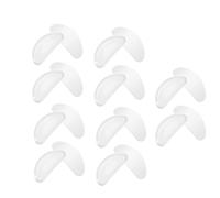KAILIKETIY 10 Pares de Almohadillas Nasales Antideslizantes de Silicona en Forma D Ajuste Cómodo y Aumento de Altura para Gafas para Gafas de Sol y Monturas Ópticas