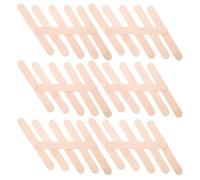 KAILIKETIY 100 Palitos de Madera para Manualidades Jumbo de Madera Natural Superficie Segura Astillas para Proyectos Creativos Hogar y Actividades de Aprendizaje