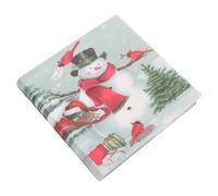 KAILIKETIY 100 Servilletas Navideñas de Papel Diseño Creativo y Colorido para Fiestas y Mesa de Comedor en Celebración de Navidad