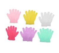 KAILIKETIY 10piezas Guantes De Baño Exfoliantes Para Ducha Dedales Exfoliantes De Material Suave Unidades Para Limpieza Corporal El Hogar