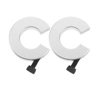 KAILIKETIY 2 Piezas Anillo de Fijación Abierto para Rieles Lineales de Aleación de Aluminio, Resistente la Corrosión y Ligero, Adecuado para Sistemas de Guía de Vástagos en Procesos