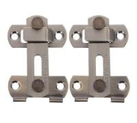 KAILIKETIY 2 Unidades Cerradura Función de Cierre Automático Tamaño 7.3x5x1.2cm Vintage de Acero Inoxidable y Prevención de Aperturas Accidentales para Armarios y Gabinetes de Vino